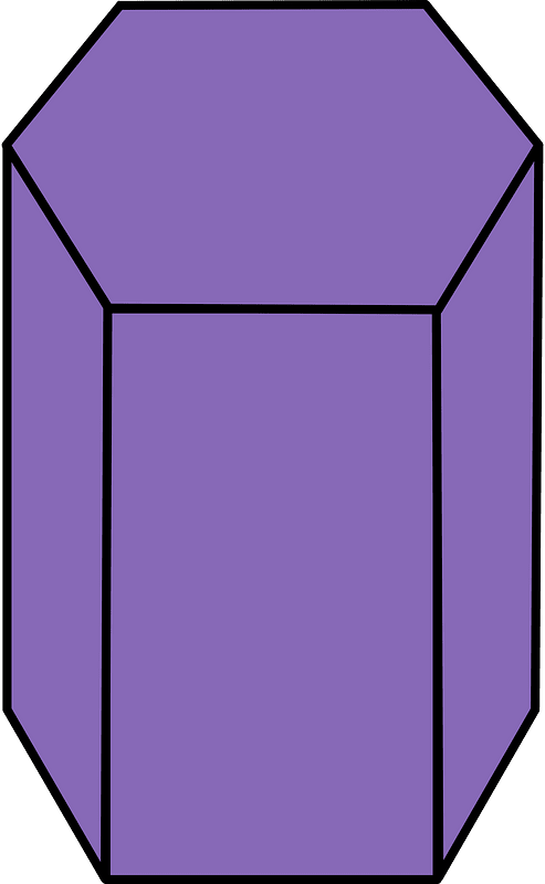 Violet Pentagonal Prism Free Vector Clipart Images On Creazilla