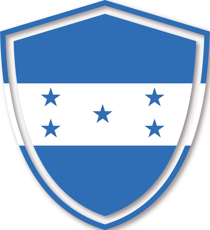 Honduras Flag Crest Free Vector Clipart Images On Creazilla