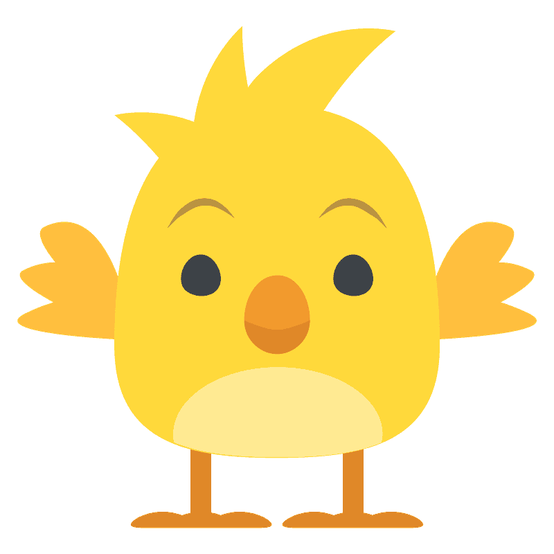 Front Facing Baby Chick Free Vector Emoji On Creazilla