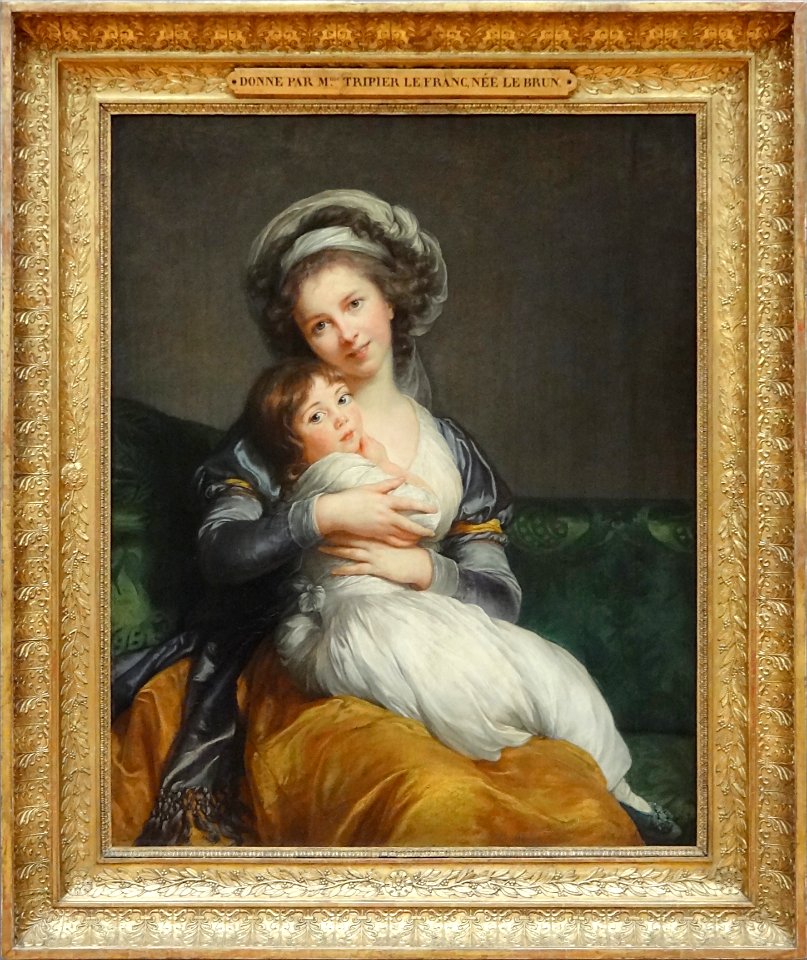 Madame Vig E Le Brun Avec Sa Fille Jeanne Lucie Dite Ju Free