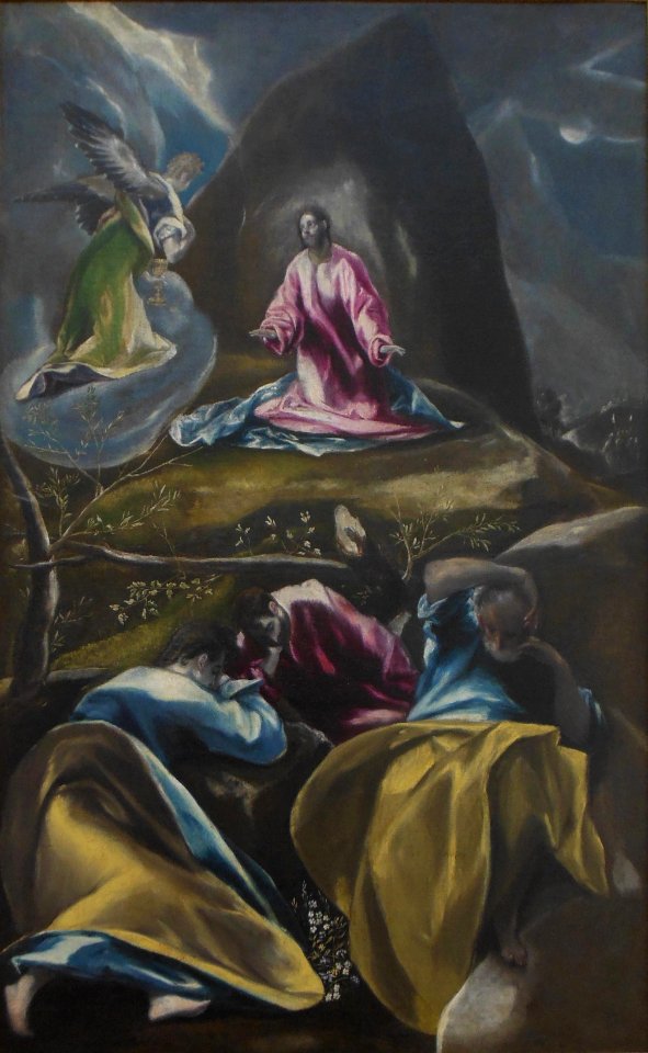 J Sus Au Jardin Des Oliviers El Greco Vers Traditional