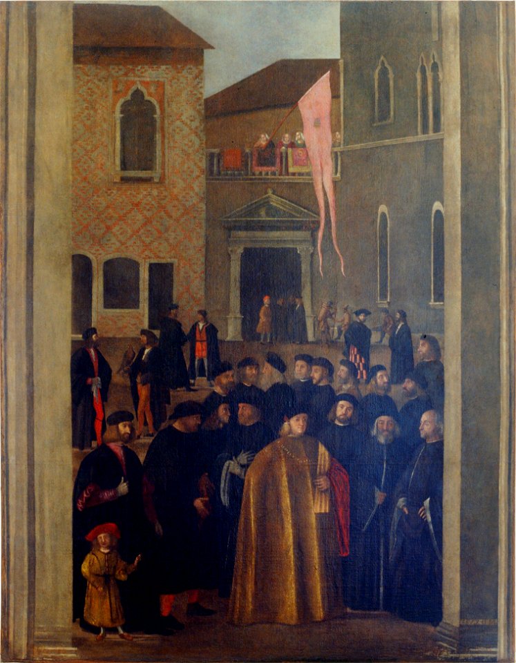 Carpaccio L Ingresso Del Podesta Contarini A Capodistria Museo