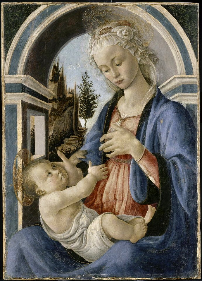 Filippino Lippi Botticelli La Vierge à l Enfant 1467 1470 MI