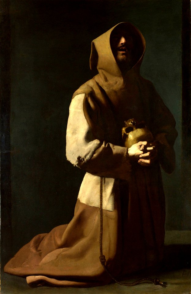 Francisco de Zurbaran San francisco de Asís en éxtasis Free Stock