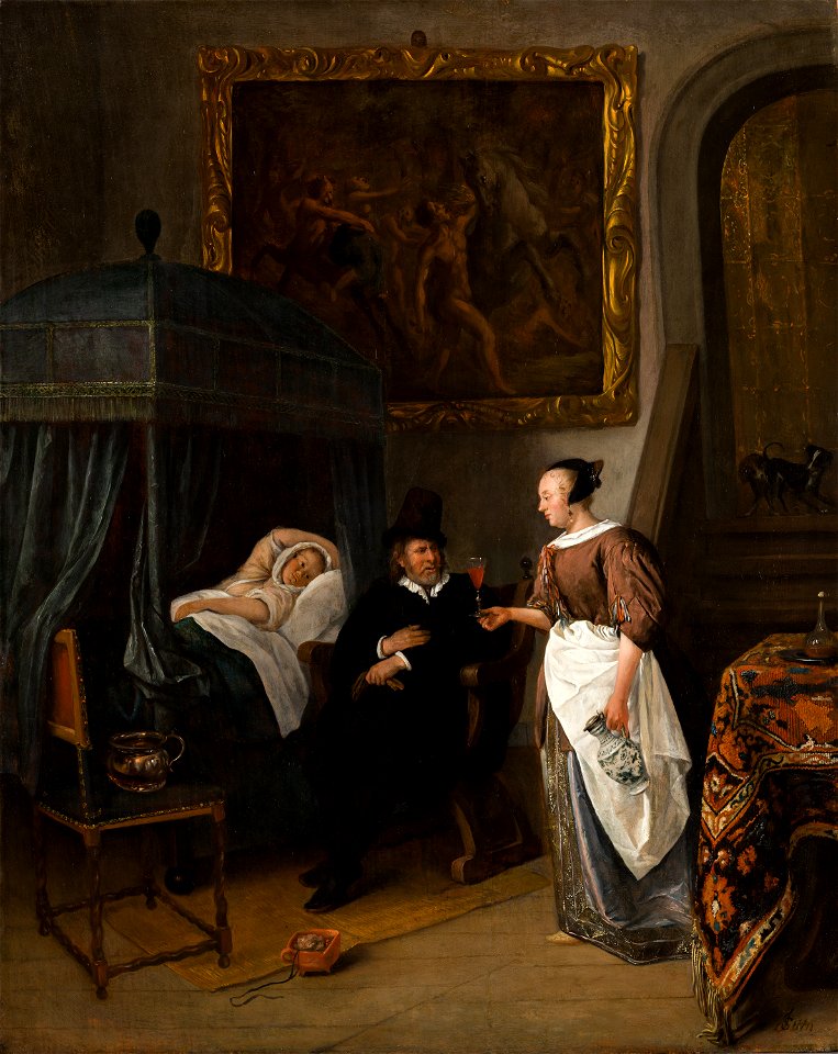 Jan Steen The Doctor S Visit Mauritshuis Free Stock