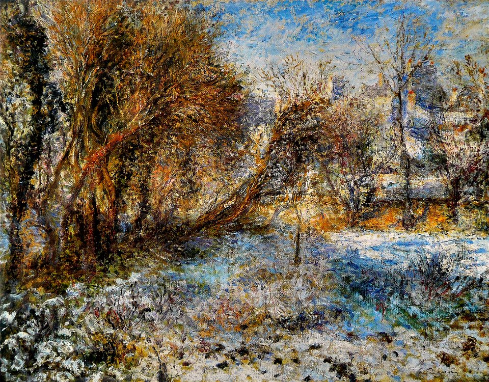 Pierre Auguste Renoir Paysage De Neige Free Stock