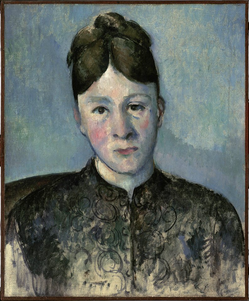 Portrait de Madame Cézanne par Paul Cézanne 1885 coll privée FWN