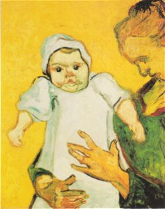 Van Gogh Madame Augustine Roulin Mit Baby Free Stock Illustrations