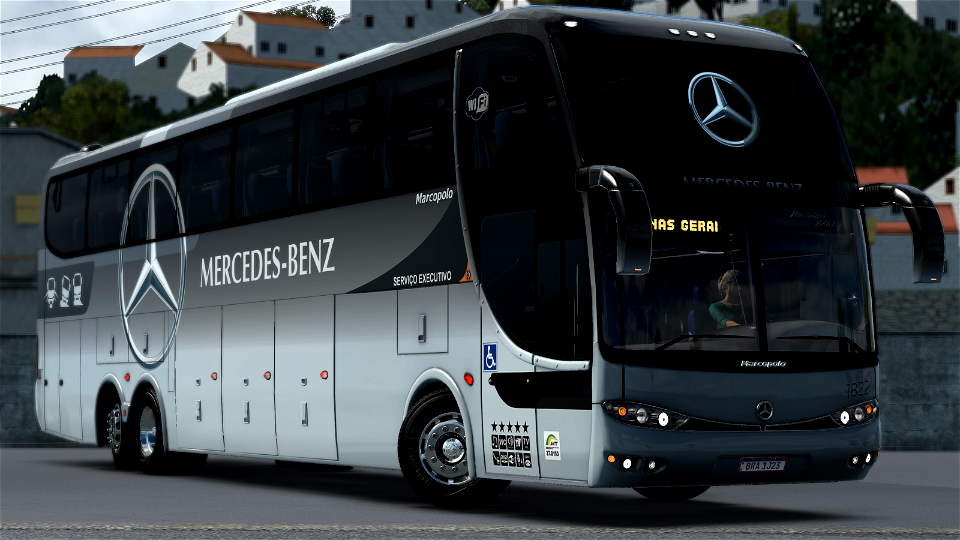 Nibus Marcopolo Paradiso G Skin Mercedes Benz Ets Euro Truck