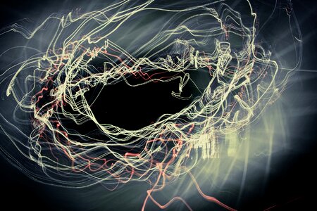 Modern art creative flow motion