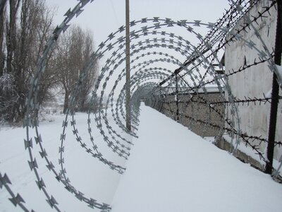 Fence prison war photo