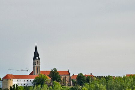 Castle church church tower photo