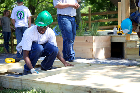 Construction of outdoor classroom-1