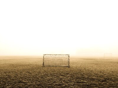 Field fog football photo