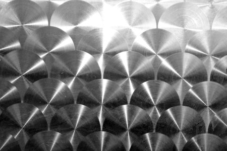 Geometric metal metallic photo