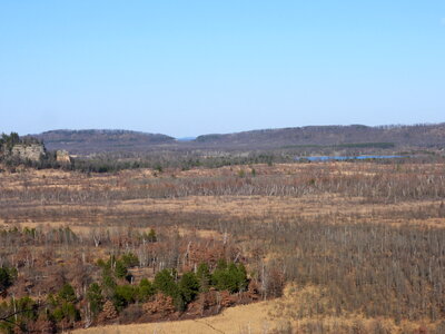 Overlook from top of Quincy bluff