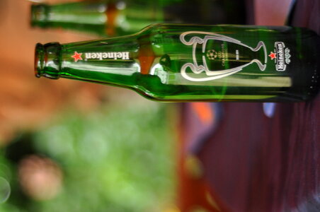 Heineken beer bottles photo