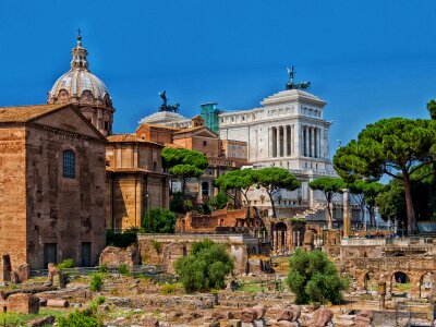 Ruins landmarks historic