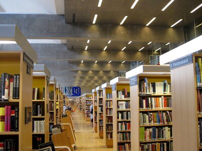 Inside indoor building