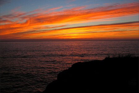 Orange clouds san diego
