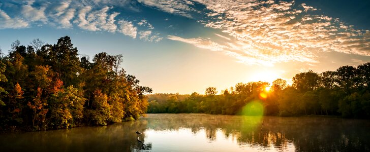 Beautiful Photo dawn landscape