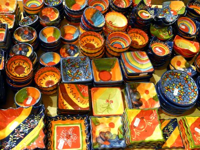 Colorful color painted