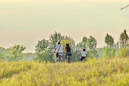 Bicycle countryside enjoyment photo