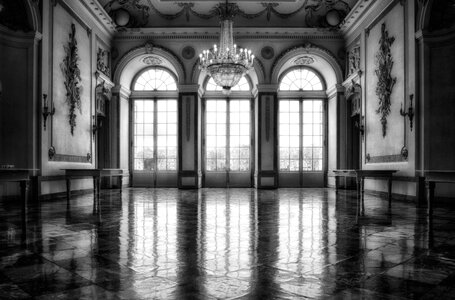 Black And White house interior photo