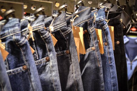 Cloth fabric jeans photo