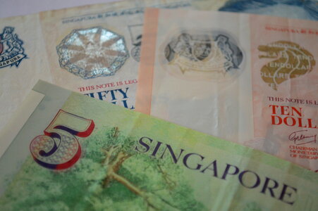 Singapore Dollars photo