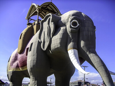 Lucy the Elephant in nearby Margate City in New Jersey