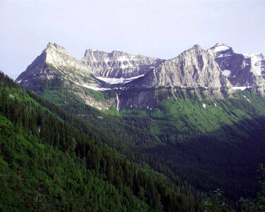 Bird Women Falls at Glacier National Park, Montana