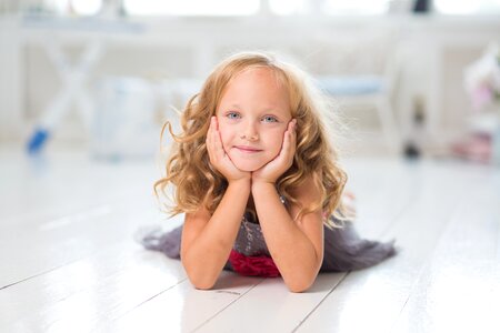 Young white cute