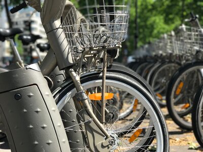 Bicycle Sharing System in Paris photo