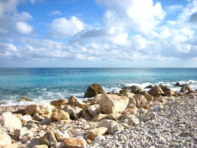 Rock ocean stones photo