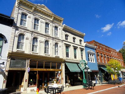 White Building in Downtown, Frankfort, Kentucky photo