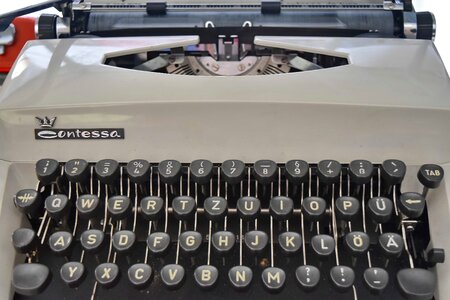 Typewriter equipment machinery photo