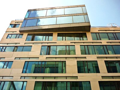 Skyscraper facade glass photo