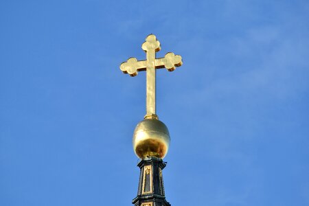 Christianity cross gold