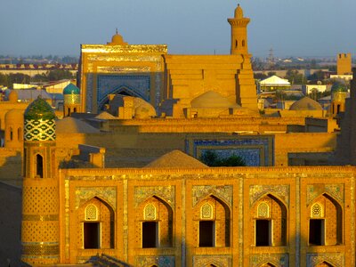 Old abendstimmung uzbekistan photo