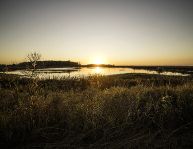 Sunset Landscape over Horicon Marsh photo