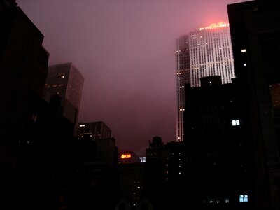 New york nyc fog photo