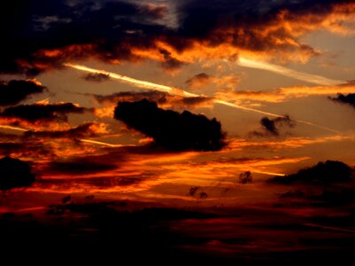 Cloud twilight shadows photo