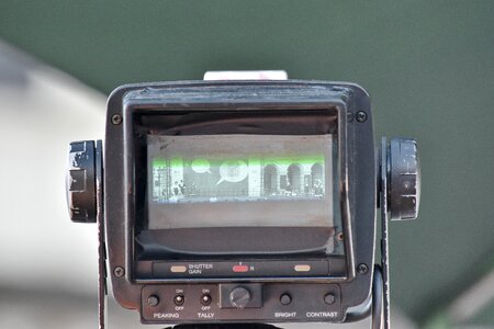Camera television news video recording
