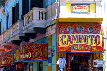 Argentina colorful building photo