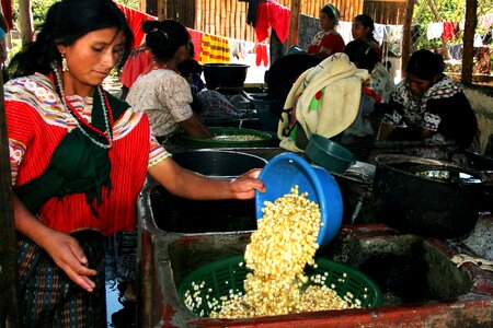 Corn Guatemala teen photo