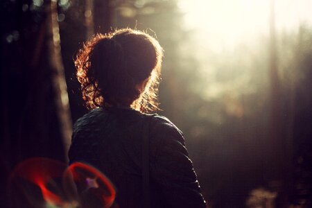 Outdoors forest alone