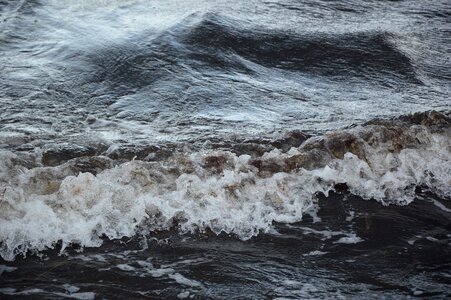 Sea wave spray