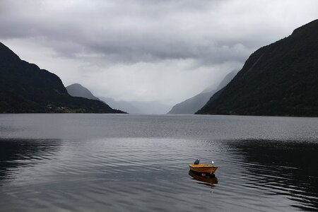 Nordfjord norway boat photo