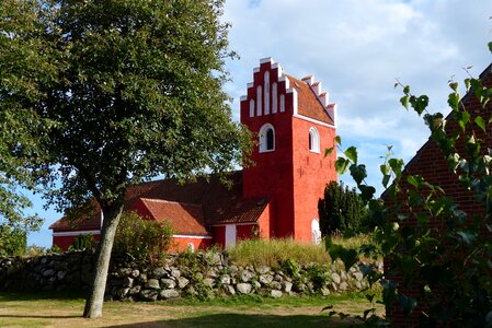 Brick red christianity photo